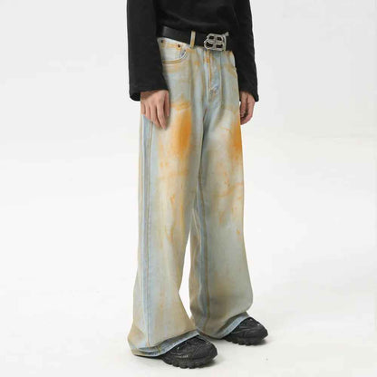 Waste Soil Wide Leg Jeans For Men | MuddyStock Originals MuddyStock