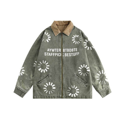 Stitching Denim Men's Sports Jacket MuddyStock