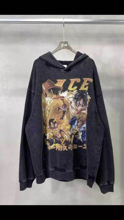 Vintage distressed loose washed men's hoodie | MuddyStock Originals MuddyStock