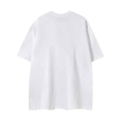 Retro Print Crew Neck Short Sleeve T-Shirt for Men and Women | MuddyStock Originals MuddyStock