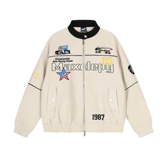 Embroidered racing jacket for men and women | MuddyStock Originals MuddyStock