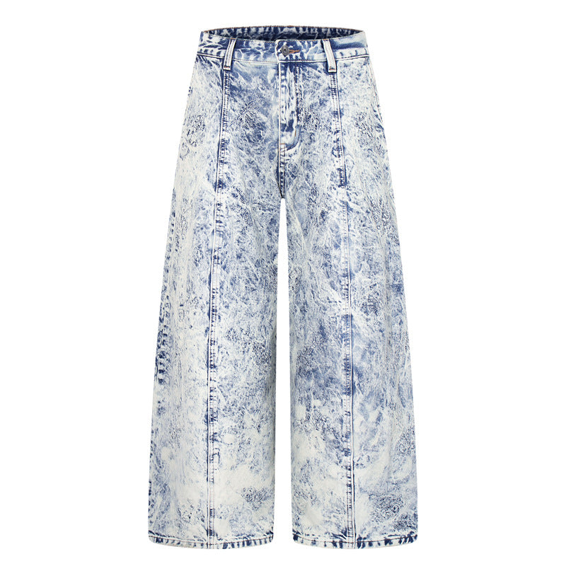 Style Straight Leg Jeans for Men | MuddyStock Originals Snowflake Blue