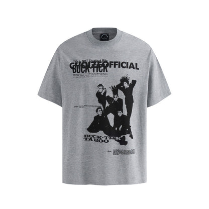 Character printed short sleeved t-shirt
