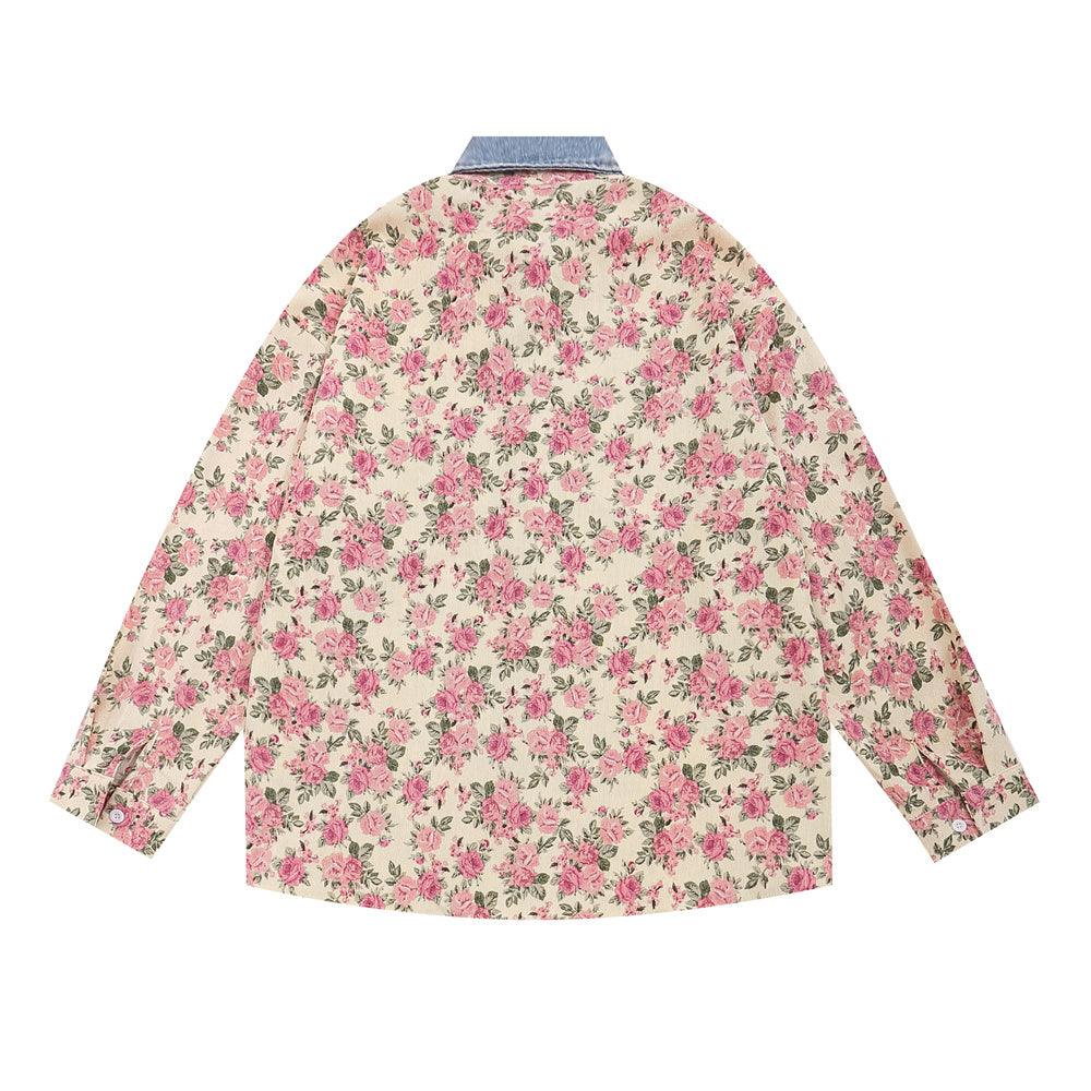 Floral Print Long Sleeve Shirt For Women All Products