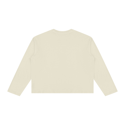Vintage Wash Long Sleeve Boxy T-Shirt For Men | MuddyStock Originals