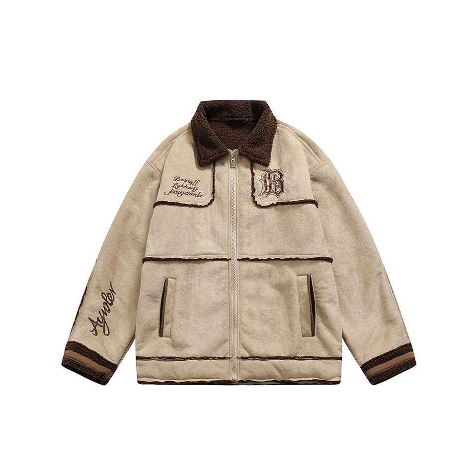 Suede jacket for women | MuddyStock Originals Khaki MuddyStock
