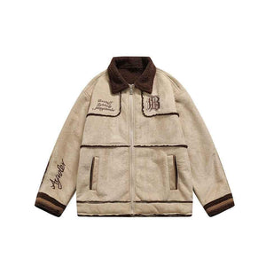 Suede jacket for women | MuddyStock Originals Khaki
