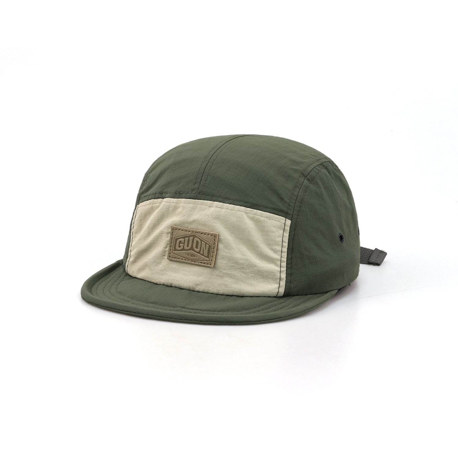 Retro Color Matching Outdoor Four Seasons Soft Brim Baseball Cap Army Green Adjustable MuddyStock