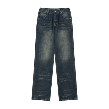 Distressed High Street American Jeans For Women Blue Washed Yellow MuddyStock