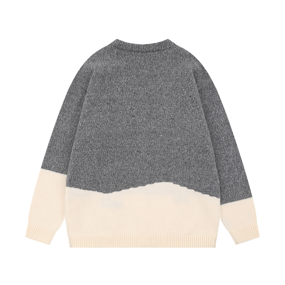 Cartoon contrasting penguin sweater for women | MuddyStock Originals