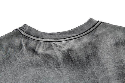 Tie-dye Gradient Ripped Necklace Vest For Men And Women MuddyStock