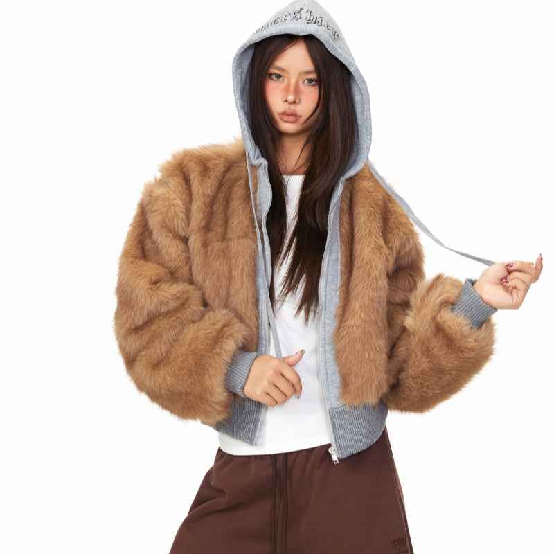 Letter Hooded Thick Hoodie For Women MuddyStock