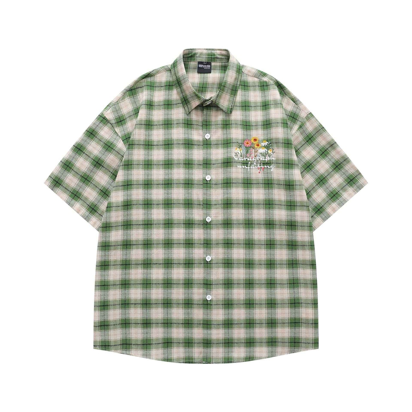 Plaid short sleeved shirt for men | MuddyStock Originals