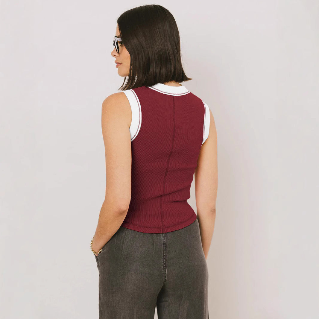 Crew Neck Sleeveless Tank Top For Women | MuddyStock Originals MuddyStock
