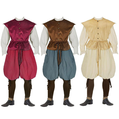 Retro Medieval Renaissance Pirate Viking Halloween Costume