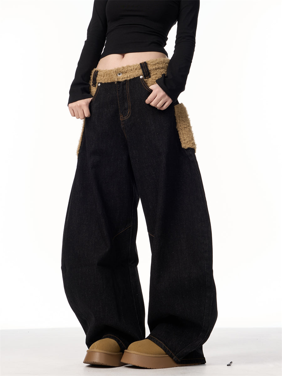 Inside-out Wear Stitching Jeans For Women