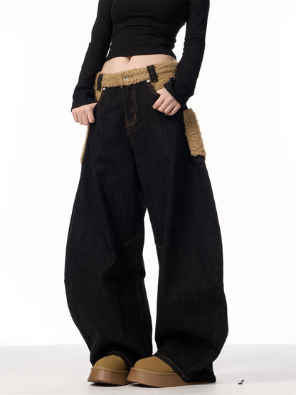 Inside-out Wear Stitching Jeans For Women