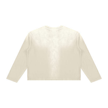 Sunfade Boxy Long Sleeve T-Shirt For Men | MuddyStock Originals