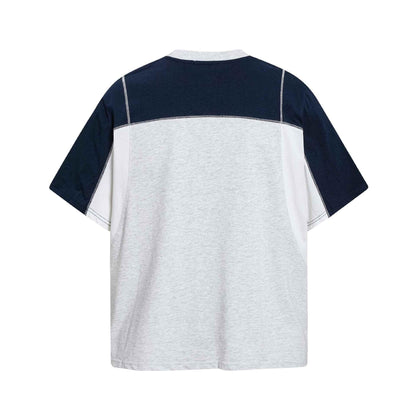 Splicing contrasting short sleeve t-shirt for men | MuddyStock Originals