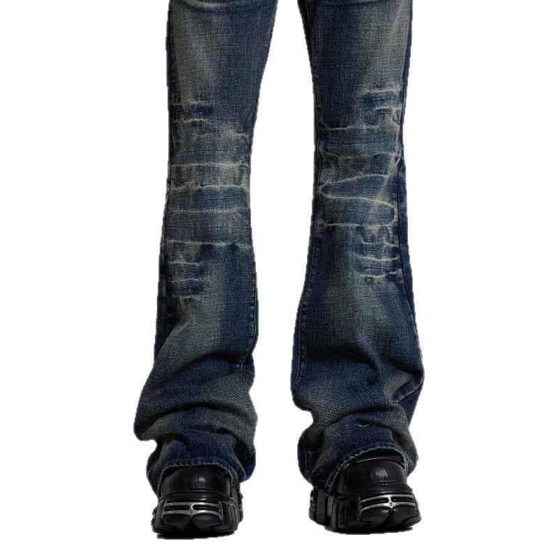 New Slightly Flared Vintage Jeans For Men MuddyStock