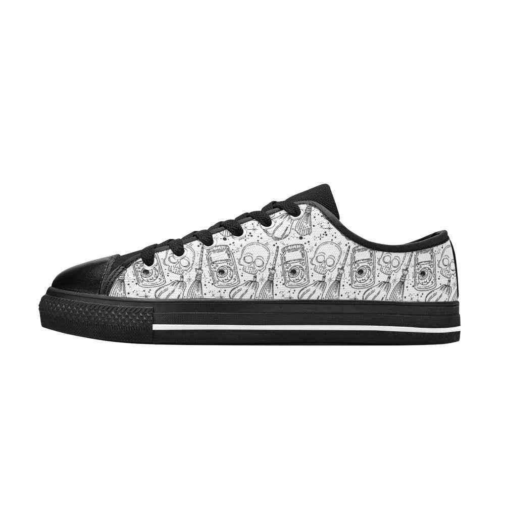 Aquila Canvas Women's Shoes (Model 018) Black