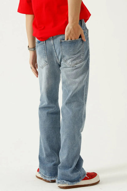 Raw Hem Jeans with Pockets For Men | MuddyStock Originals MuddyStock