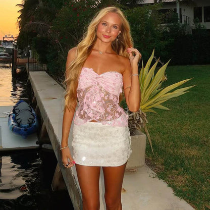 Women's Slim Fit Tube Top MuddyStock