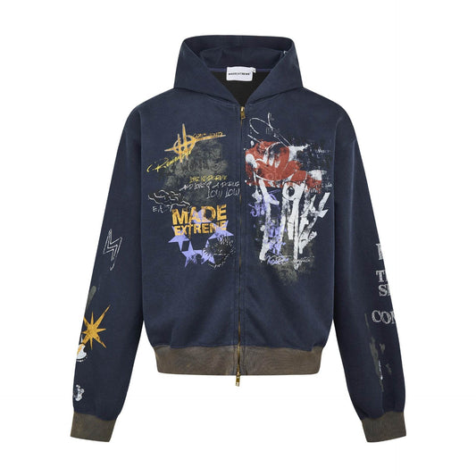Street Hip Hop Graffiti Hoodie for Men and Women | MuddyStock Origials MuddyStock