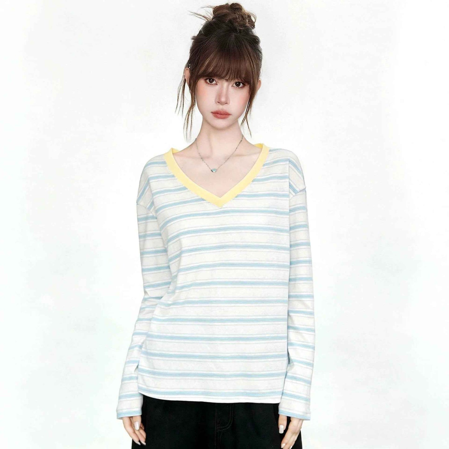 Loose Slim-Fitting Long Sleeve T-Shirt For Women | MuddyStock Originals