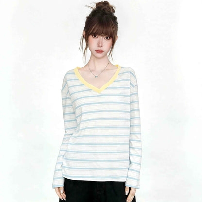 Loose Slim-Fitting Long Sleeve T-Shirt For Women | MuddyStock Originals