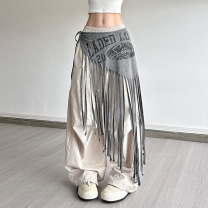 Simple letter slim fit casual versatile waist decoration for women