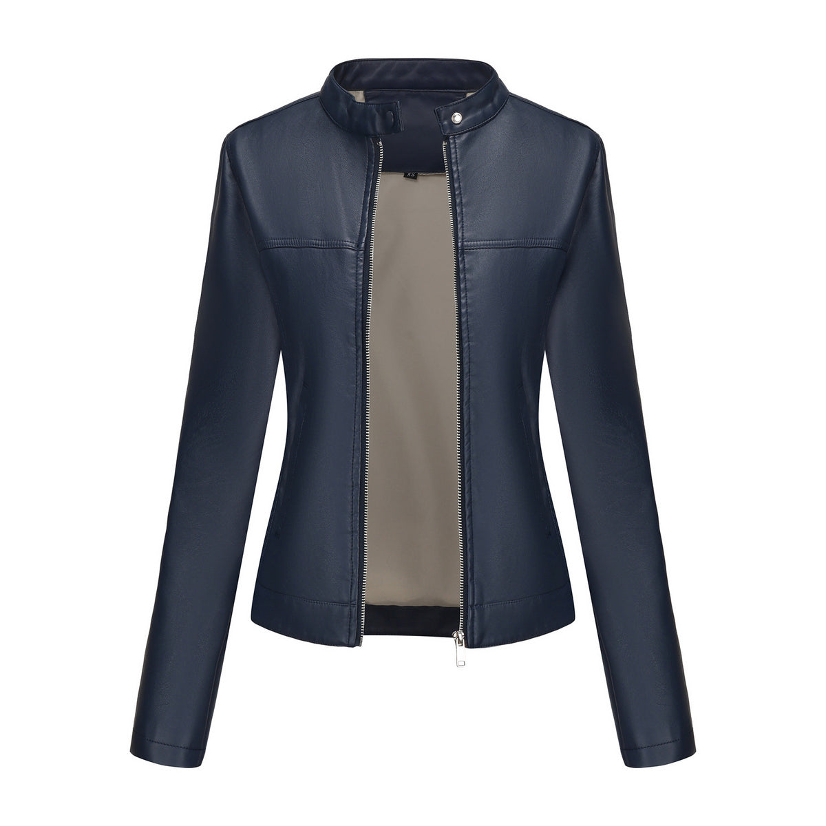 Stand up collar jacket for men | MuddyStock Originals Navy Blue