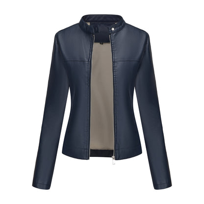 Stand up collar jacket for men | MuddyStock Originals Navy Blue