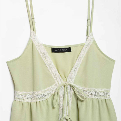 Lace lingerie style camisole top for women | MuddyStock Originals