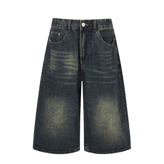 Loose denim cropped pants for men and women | MuddyStock Originals