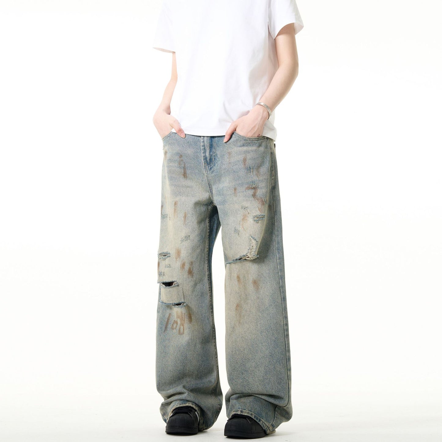 Vintage ripped jeans for men | MuddyStock Originals MuddyStock