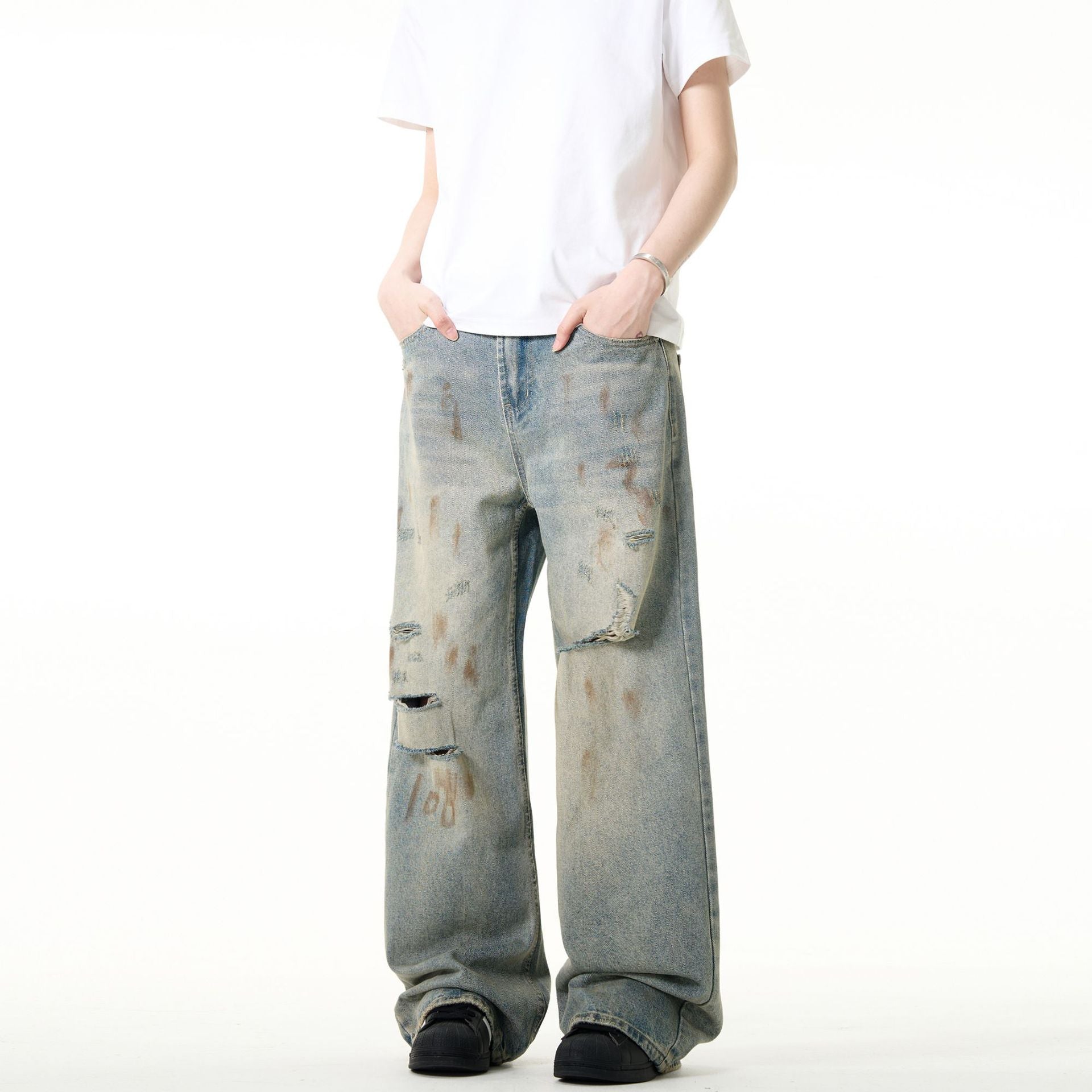 Vintage ripped jeans for men | MuddyStock Originals MuddyStock