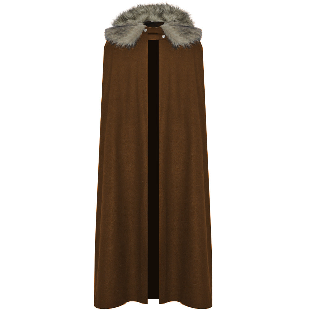 Game of Thrones Jon Snow Cloak For Halloween Brown