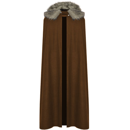 Game of Thrones Jon Snow Cloak For Halloween Brown