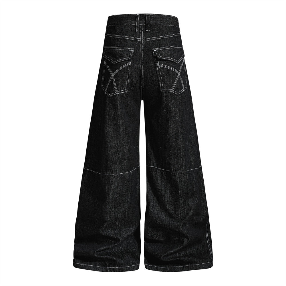 Wide leg jeans men's pants | MuddyStock Originals