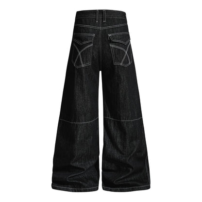 Wide leg jeans men's pants | MuddyStock Originals