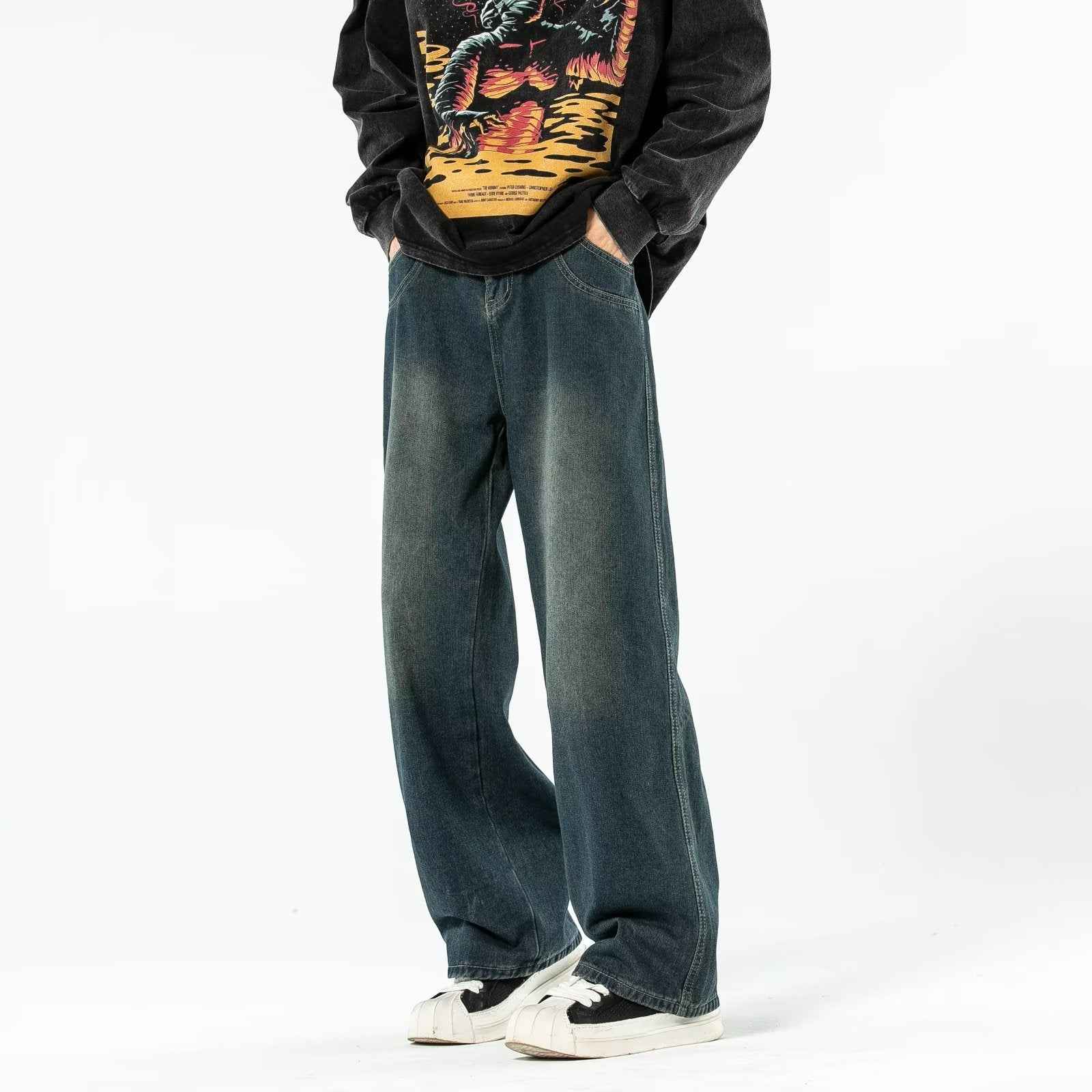 Personalized Letter Jeans Hip Hop For Men MuddyStock