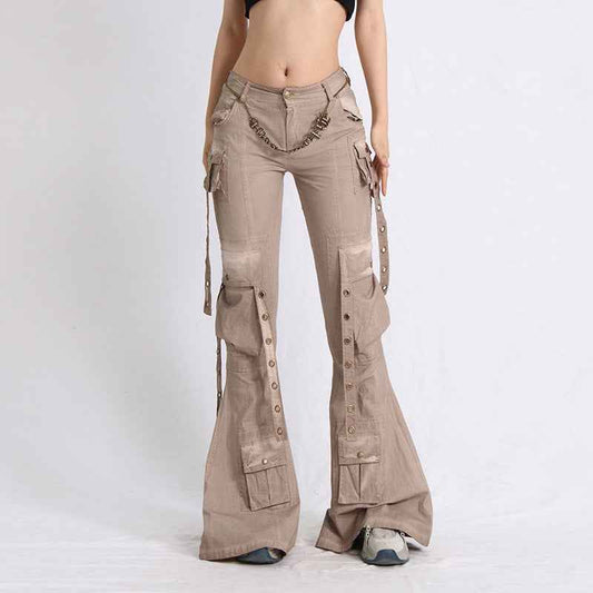 Women's High Waist Flared Jeans