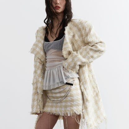 Fairy-style Chanel-inspired Ultra-short Chain-strap Skirt For Women All Products