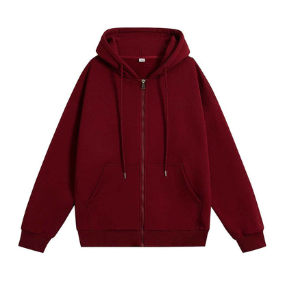 Simple Hoodie For Men And Women Chinese Red MuddyStock