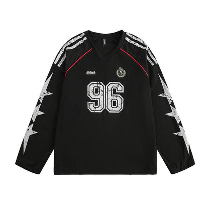 Sports Loose Baseball Clothing Men And Women Black MuddyStock