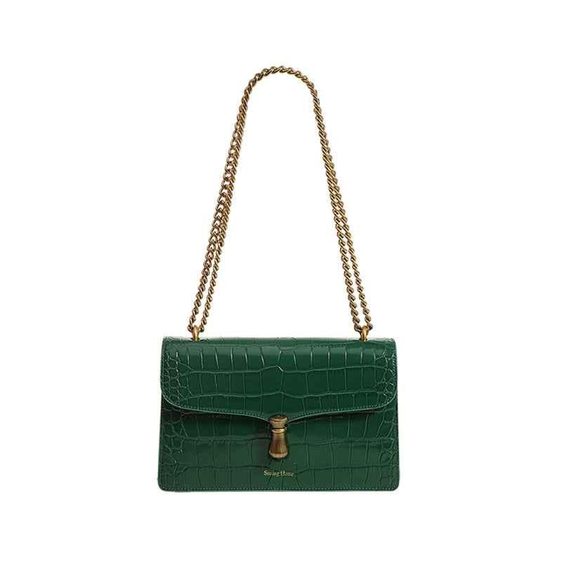 Niche Leather Women's One-shoulder Messenger Chain Bag null