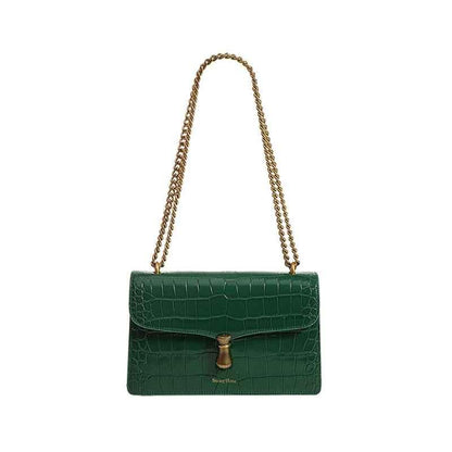 Niche Leather Women's One-shoulder Messenger Chain Bag null
