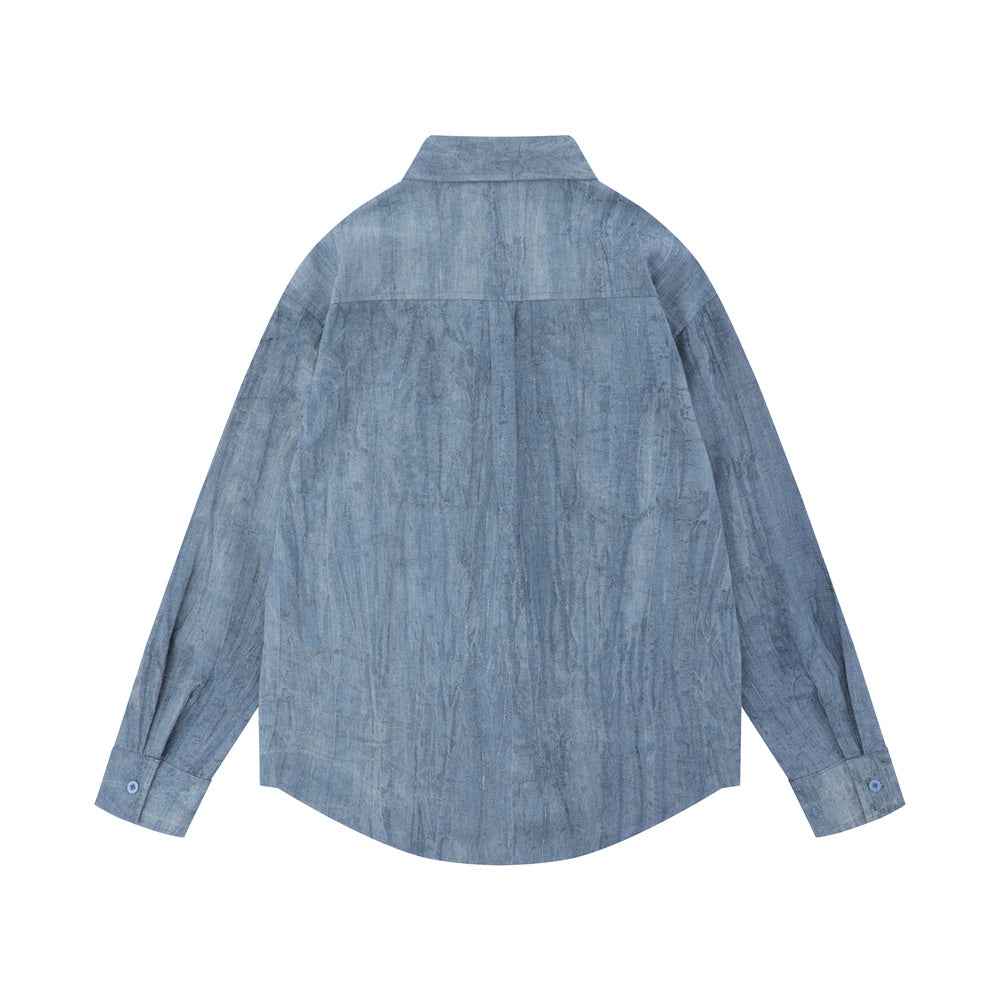 Simple Distressed Shirt For Men