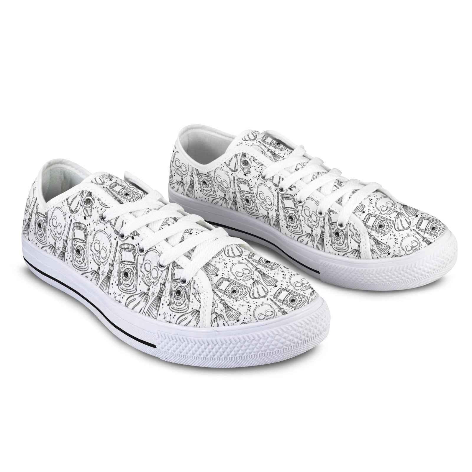 Seattle Low Top Men's Shoes With Abstract Design